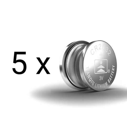 5 Pack CR2032 3V Lithium Battery