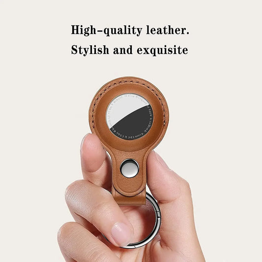 Keeratag Brown Leather Keychain
